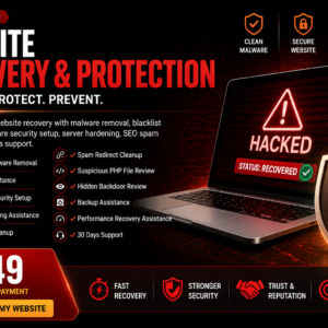 website recovery and hack protection